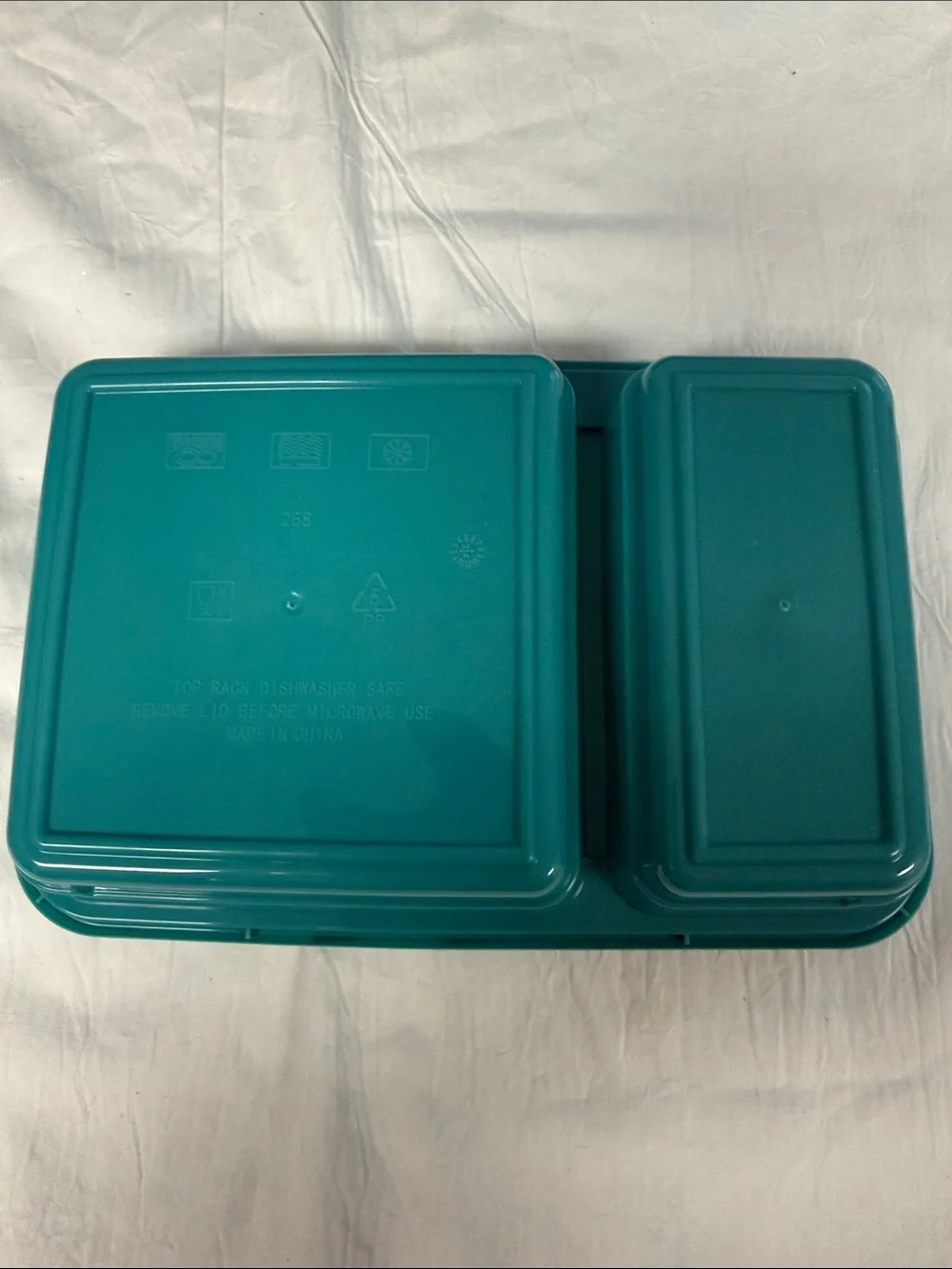 Meal Prep Container with Portion Markings - Home Storage & Organization